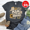 Made To Worship Tee - Heather Charcoal - 15 product image 1