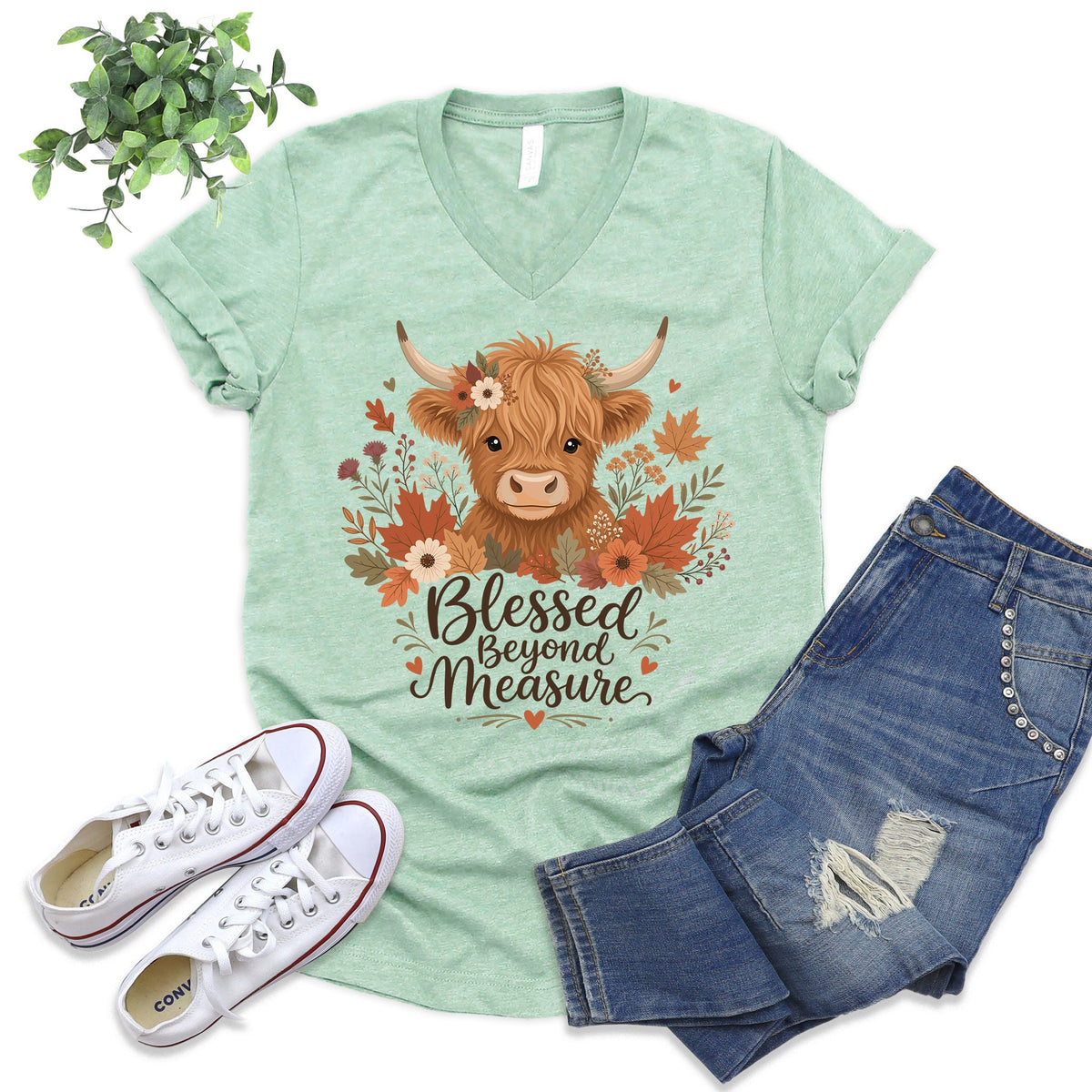 Beyond Blessed V-Neck product image 1