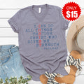 Philippians 4:13 V-Neck - Heather Storm - 15