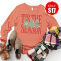 Tis The Season Long Sleeve - Heather Terracotta - 17 product image 1