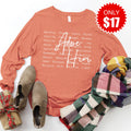 Adore Him Long Sleeve - Heather Terracotta - 17 product image 1