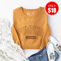 Pumpkin Season Sweatshirt - Heather Toast - 18 product image 1