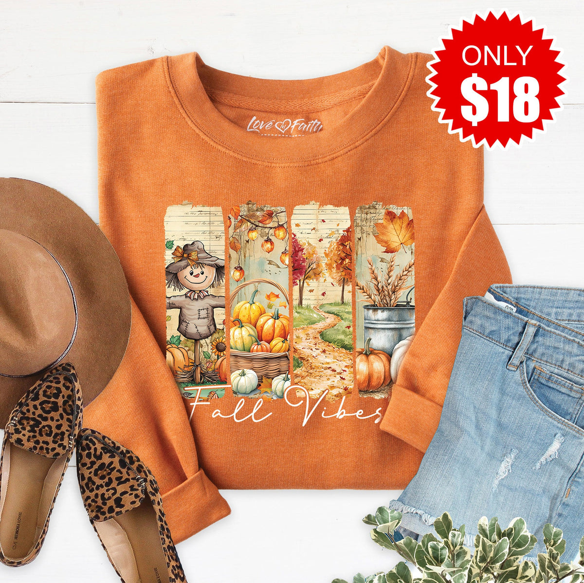 Fall Vibes Sweatshirt - Heather Autumn - 18 product image 1