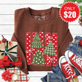 Christmas Trees Sweatshirt - Heather Brown - 20 product image 1