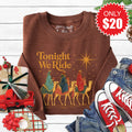Tonight We Ride Sweatshirt - Heather Brown - 20 product image 1
