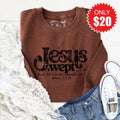Jesus Wept Sweatshirt - Heather Brown - 20 product image 1