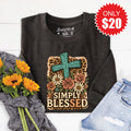 Simply Blessed Sweatshirt - Heather Charcoal - 20 product image 1