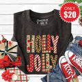 Holly Jolly Sweatshirt - Heather Charcoal - 20 product image 1