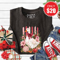 Christmas Goose Sweatshirt - Heather Charcoal - 20 product image 1
