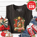 Joy To The World Sweatshirt - Heather Charcoal - 20 product image 1