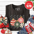 Christmas Ornaments Sweatshirt - Heather Charcoal - 20 product image 1