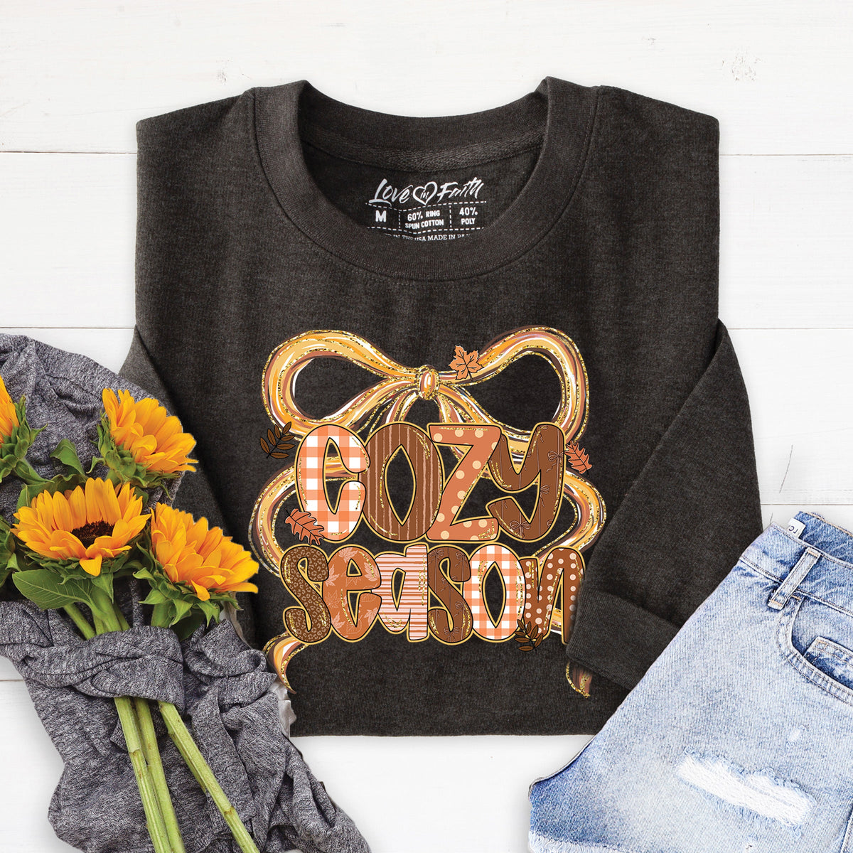 Cozy Season Bow Sweatshirt product image 1