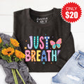 Just Breathe Sweatshirt - Heather Charcoal - 20 product image 1