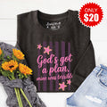 God's Got A Plan Sweatshirt - Heather Charcoal - 20 product image 1