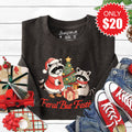 Feral But Festive Sweatshirt - Heather Charcoal - 20 product image 1