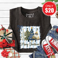 Merry Christmas Sweatshirt - Heather Charcoal - 20 product image 1