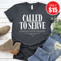 Called To Serve Tee - Heather Charcoal - 15 product image 1