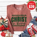 Christ Is Born Sweatshirt - Heather Chestnut - 20 product image 1