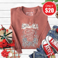 Christmas Begins With Christ Sweatshirt - Heather Chestnut product image 1