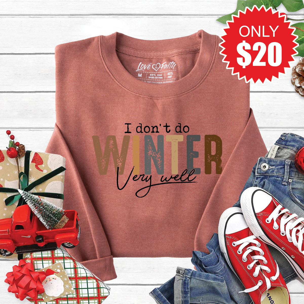 Winter Sweatshirt - Heather Chestnut - 20 product image 1