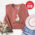Honk if You Love Jesus Sweatshirt - Heather Chestnut - 20 product image 1