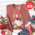 Christmas Goose Sweatshirt - Heather Chestnut - 20 product image 1