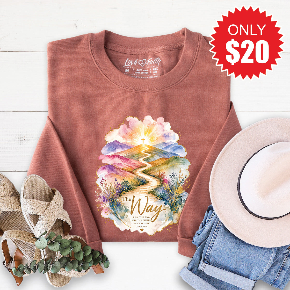 The Way Sweatshirt - Heather Chestnut - 20 product image 1