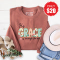 His Grace Is Enough Sweatshirt - Heather Chestnut - 20 product image 1