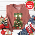 Christmas Tree Sweatshirt - Heather Chestnut - 20 product image 1