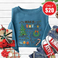Jesus Is Christmas Sweatshirt - Heather Deep Teal - 20 product image 1
