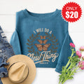 New Thing Sweatshirt - Heather Deep Teal - 20 product image 1