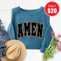 Amen Sweatshirt - Heather Deep Teal - 20 product image 1