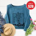 Created With a Purpose Sweatshirt - Heather Deep Teal - 20 product image 1