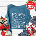Tis The Season Sweatshirt - Heather Deep Teal - 20 product image 1