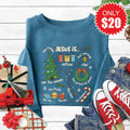 Jesus Is Christmas Sweatshirt - Heather Deep Teal - 20 product image 1