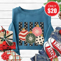 Christmas Ornaments Sweatshirt - Heather Deep Teal - 20 product image 1
