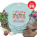 All Is Calm Tee - Heather Dusty Blue - 15 product image 1
