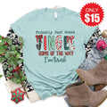 Jingle Some Of The Way Tee - Heather Dusty Blue - 15 product image 1