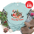 Feral But Festive Tee - Heather Dusty Blue - 15 product image 1