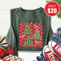 Christmas Trees Sweatshirt - Heather Forest - 20 product image 1