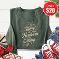Newborn King Sweatshirt - Heather Forest - 20 product image 1