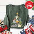 Nativity Tree Sweatshirt - Heather Forest - 20 product image 1