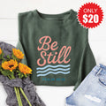 Be Still Sweatshirt - Heather Forest - 20 product image 1