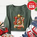 Joy To The World Sweatshirt - Heather Forest - 20 product image 1