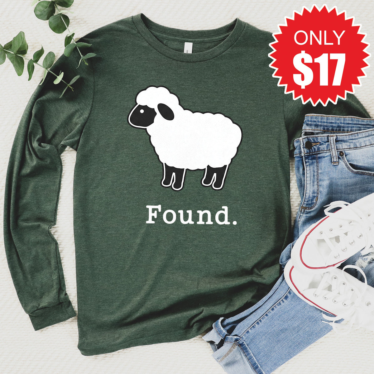 Found Long Sleeve - Heather Forest - 17 product image 1