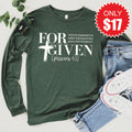 Forgiven Long Sleeve - Heather Forest - 17 product image 1