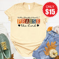 Thankful Praise Tee - Heather French Vanilla - 15 product image 1