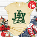 Joy To The World Tee - Heather French Vanilla - 15 product image 1