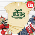 Jesus Is The Reason Tee - Heather French Vanilla - 15 product image 1