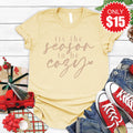Season To Be Cozy Tee - Heather French Vanilla - 15 product image 1